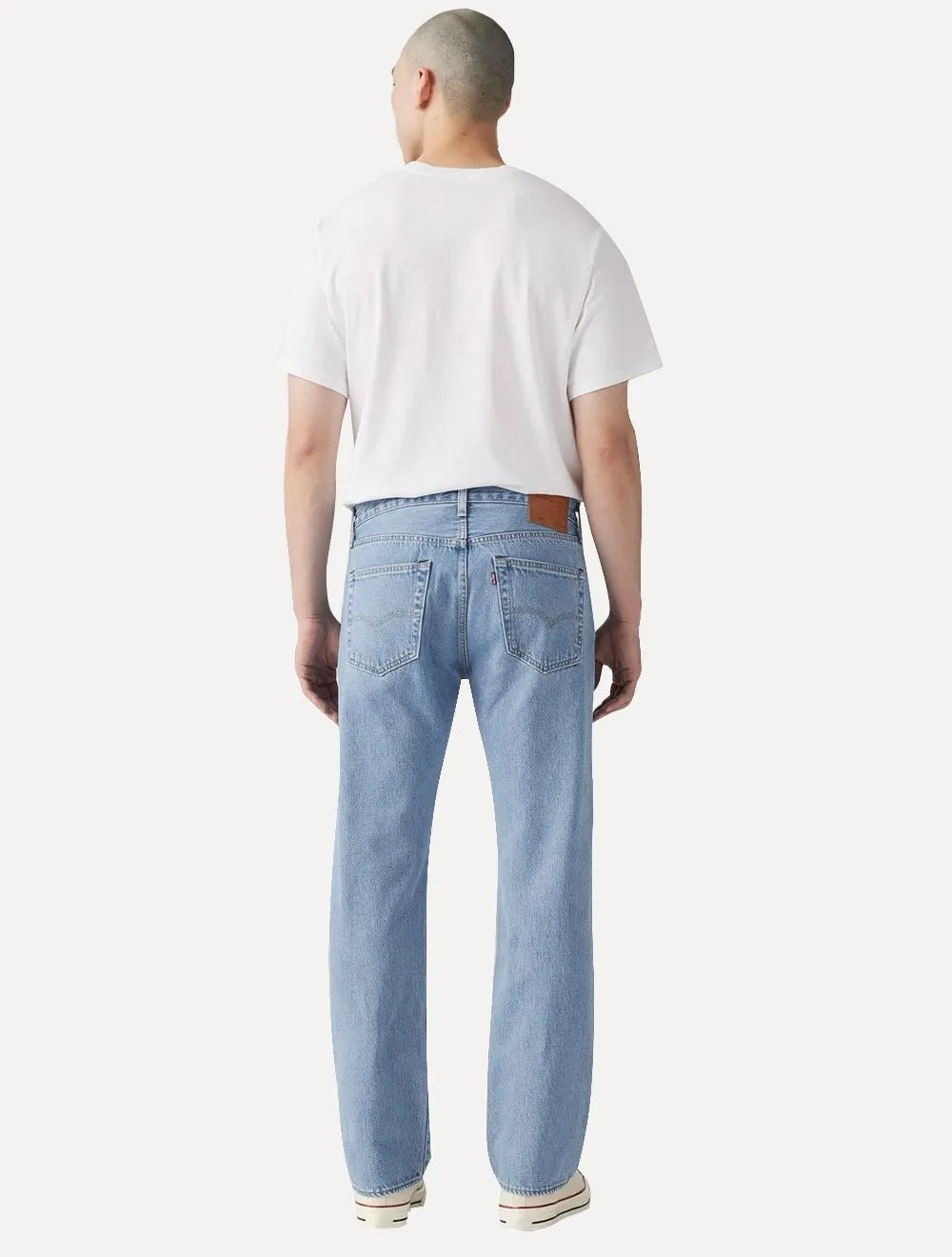 Calça Levis Jeans Masculina 501 Original Crystal Clear Stretch Clara