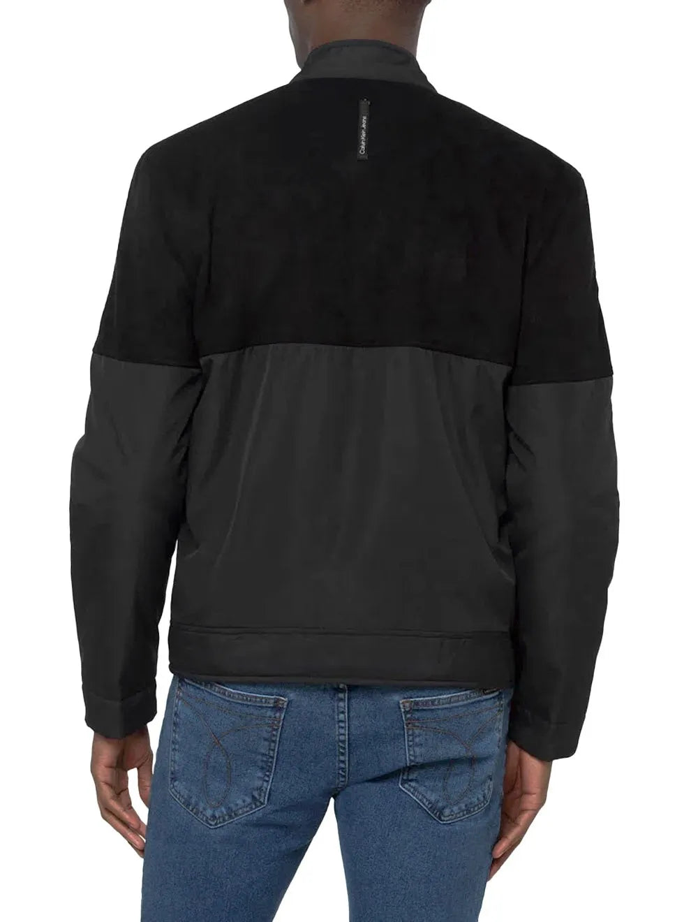 Jaqueta Calvin Klein Jeans Masculina CKJ Recortes Preta