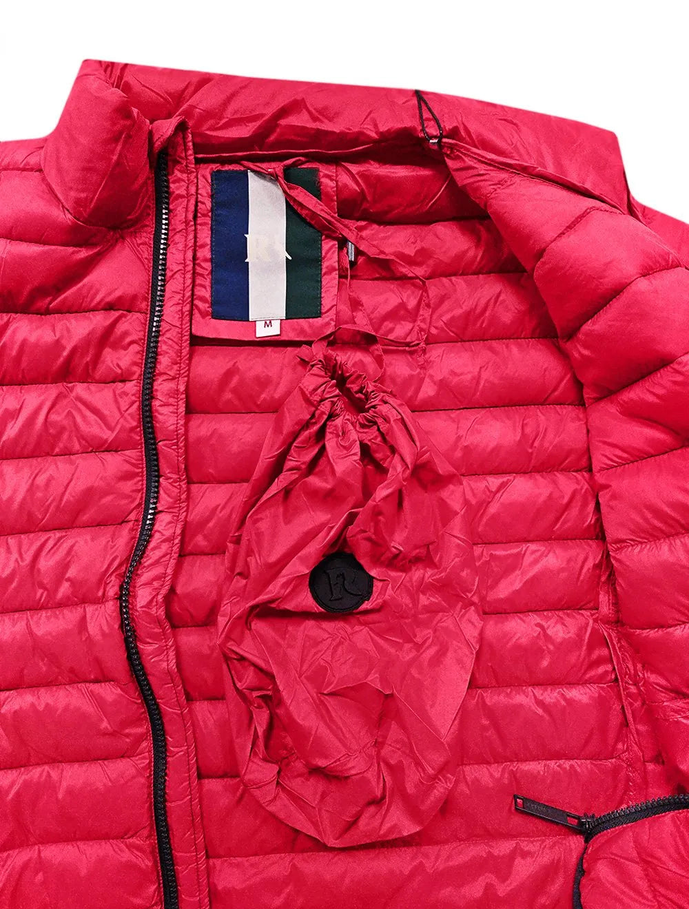Jaqueta Reserva Masculina Nylon Puffer Downtown Tag Vermelha