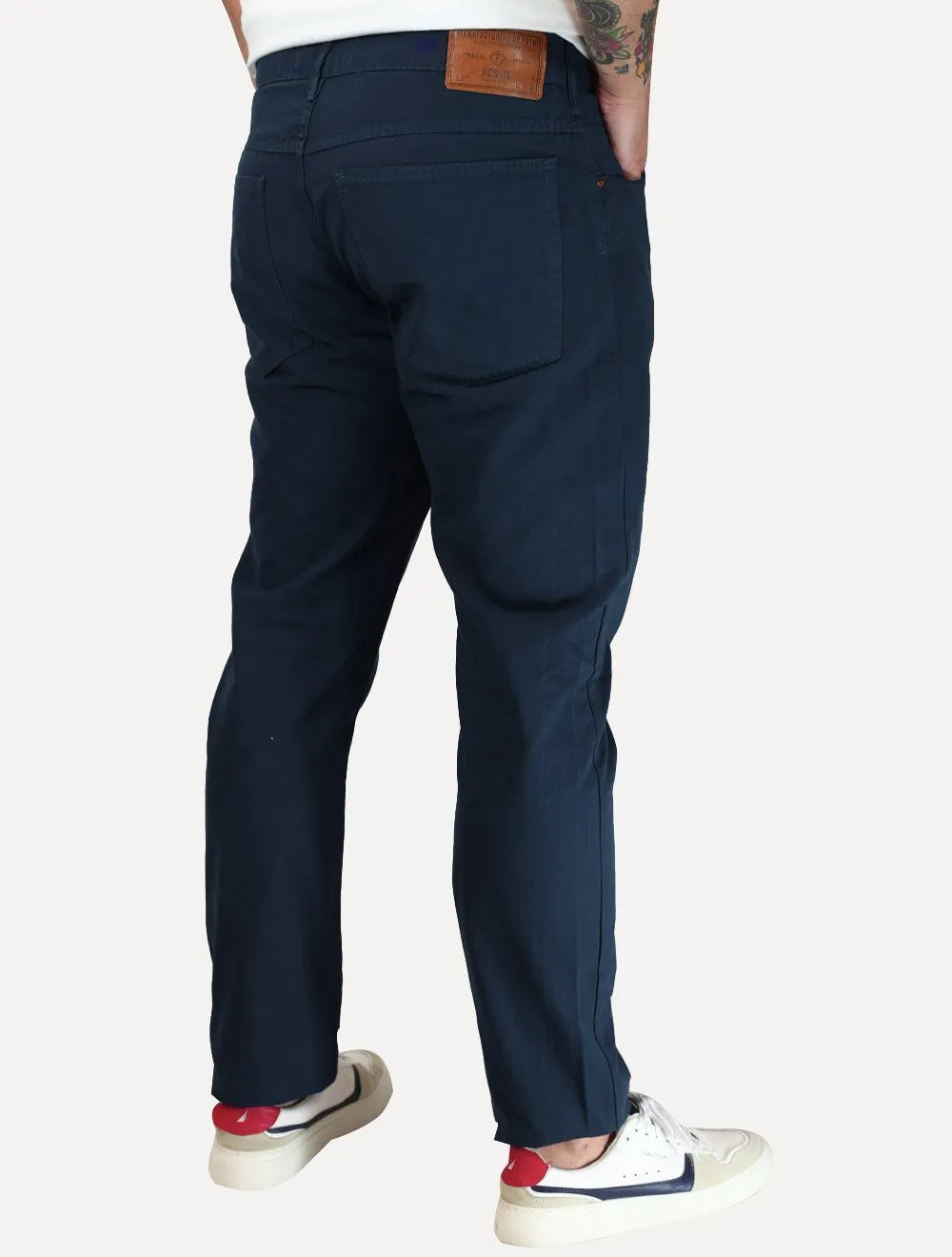 Calça Forum Sarja Masculina Slim Paul Escura