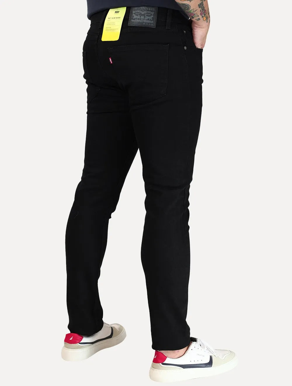 Calça Levis Jeans Masculina 512 Slim Taper Flex Preta
