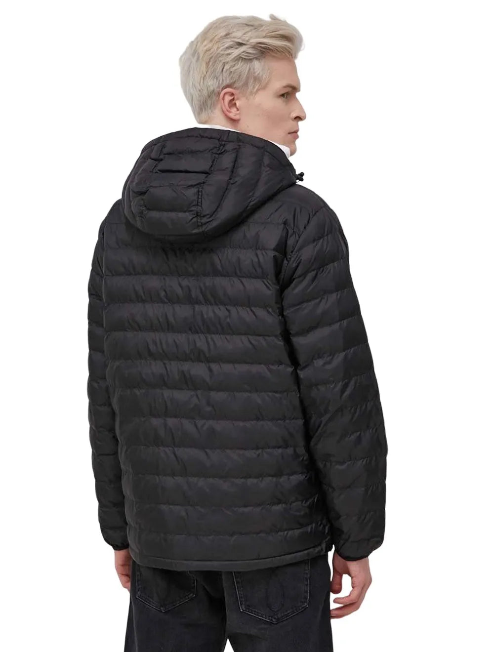 Jaqueta Levis Masculina Hoodie Presidio Packable Jacket Preta