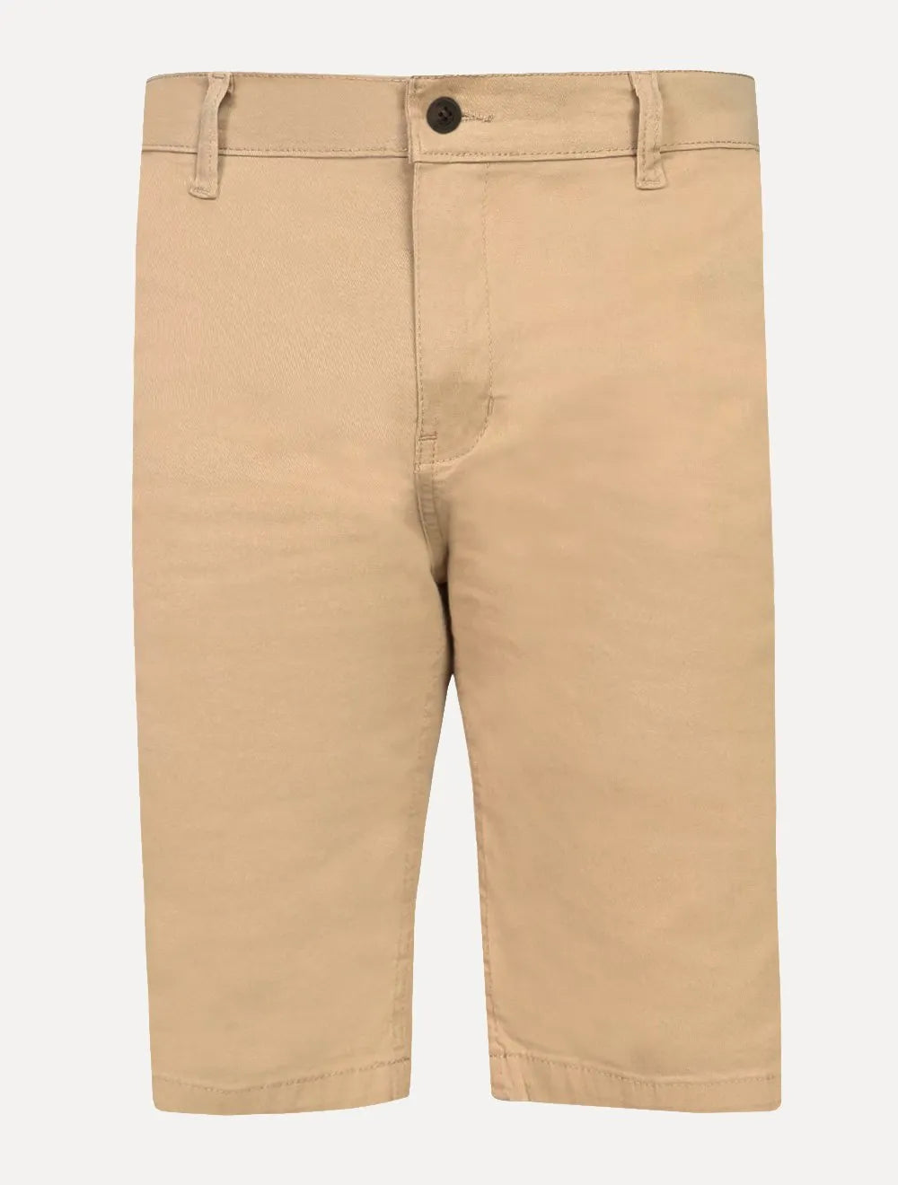 Bermuda Tommy Hilfiger Masculina de Sarja Stretch Cáqui Claro
