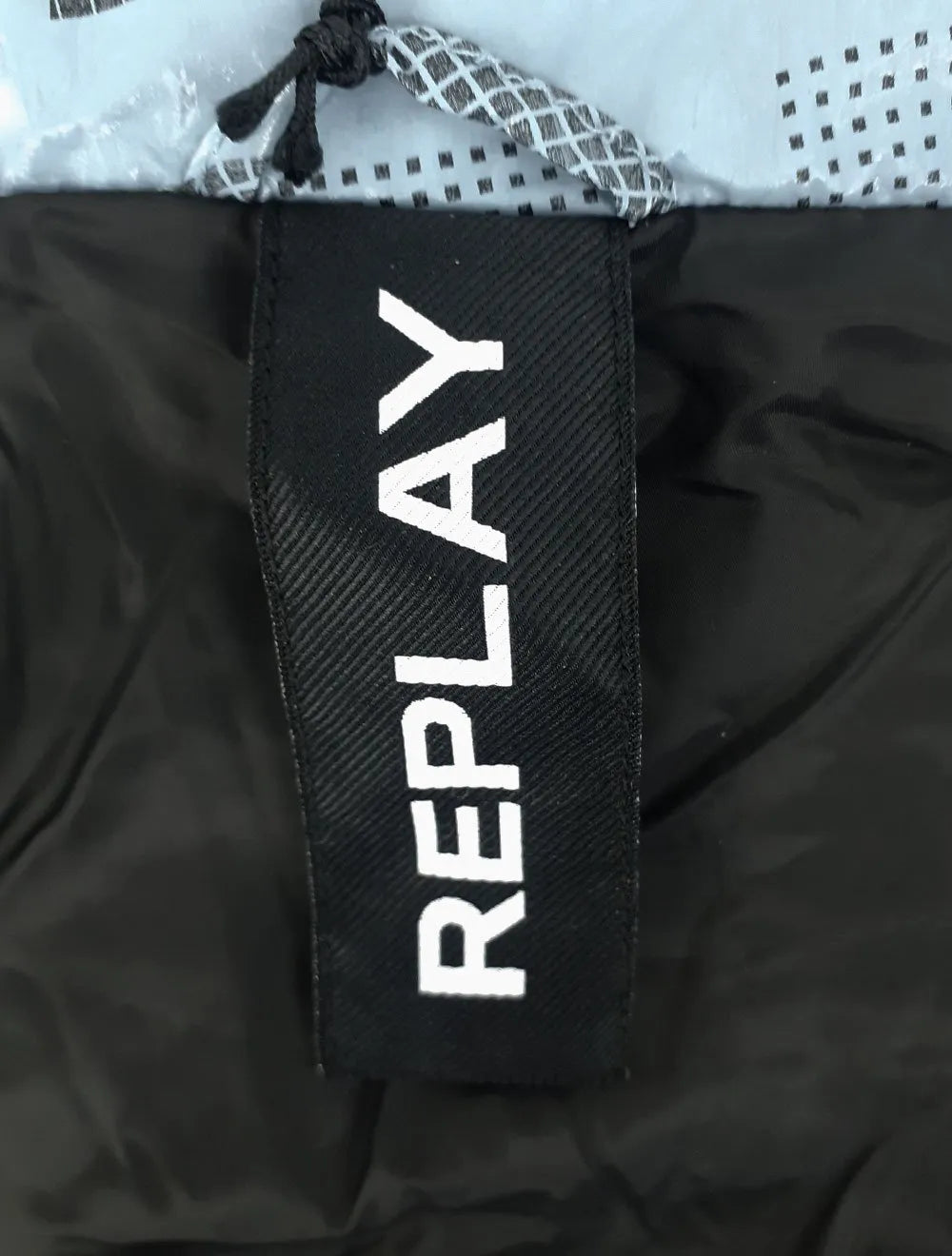 Jaqueta Replay Masculina Overtop Puffer Azul Claro