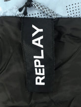 Jaqueta Replay Masculina Overtop Puffer Azul Claro
