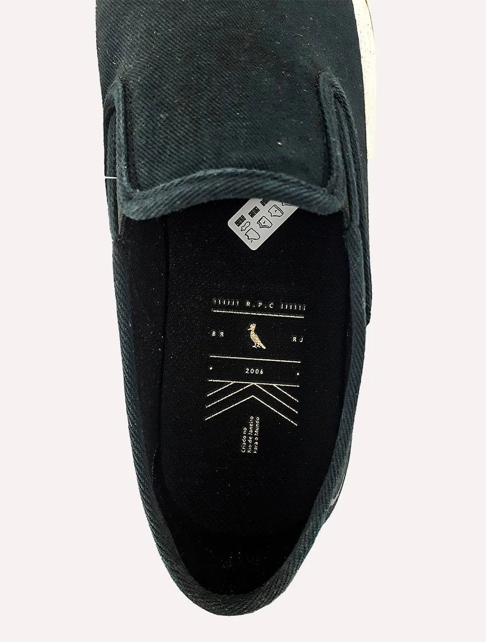 Tênis Reserva Masculino Slip On Mobi Preto