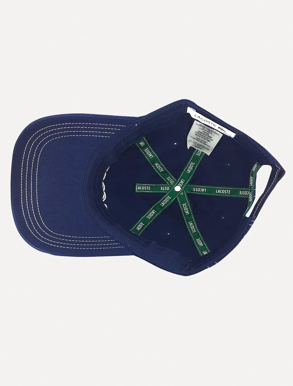 Boné Lacoste Heritage Branded Cotton Cap Azul Marinho