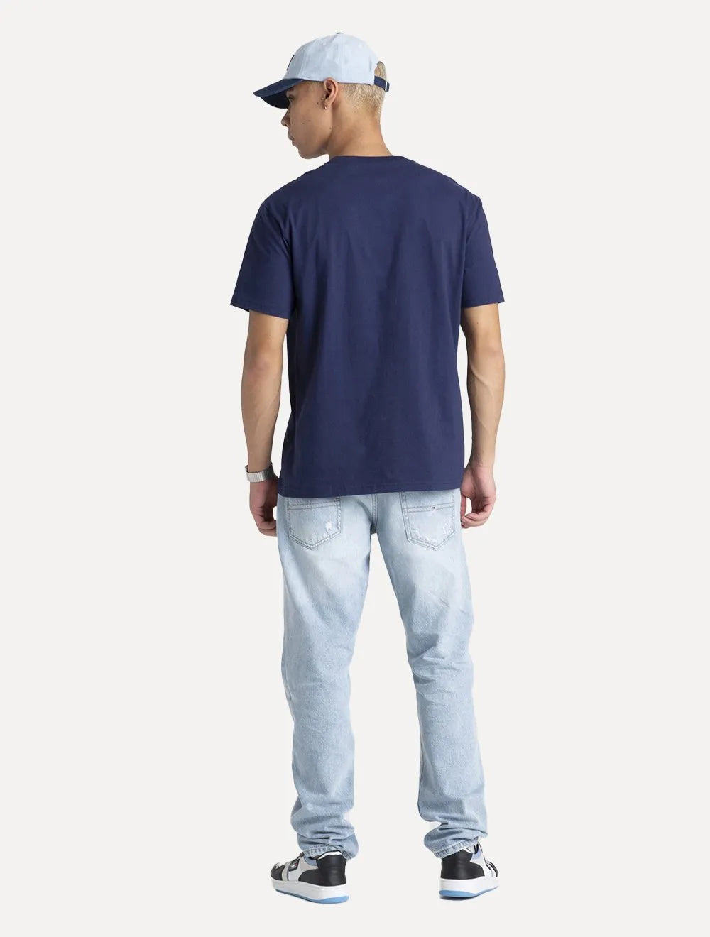 Camiseta Tommy Jeans Masculina Arc Entry Graphic Azul Marinho