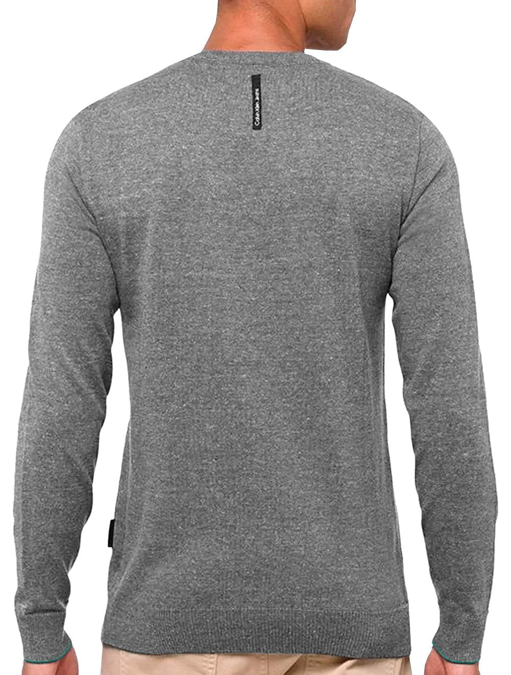 Suéter Calvin Klein Jeans Masculino Tricot CKJ Est.1978 Grafite Mescla