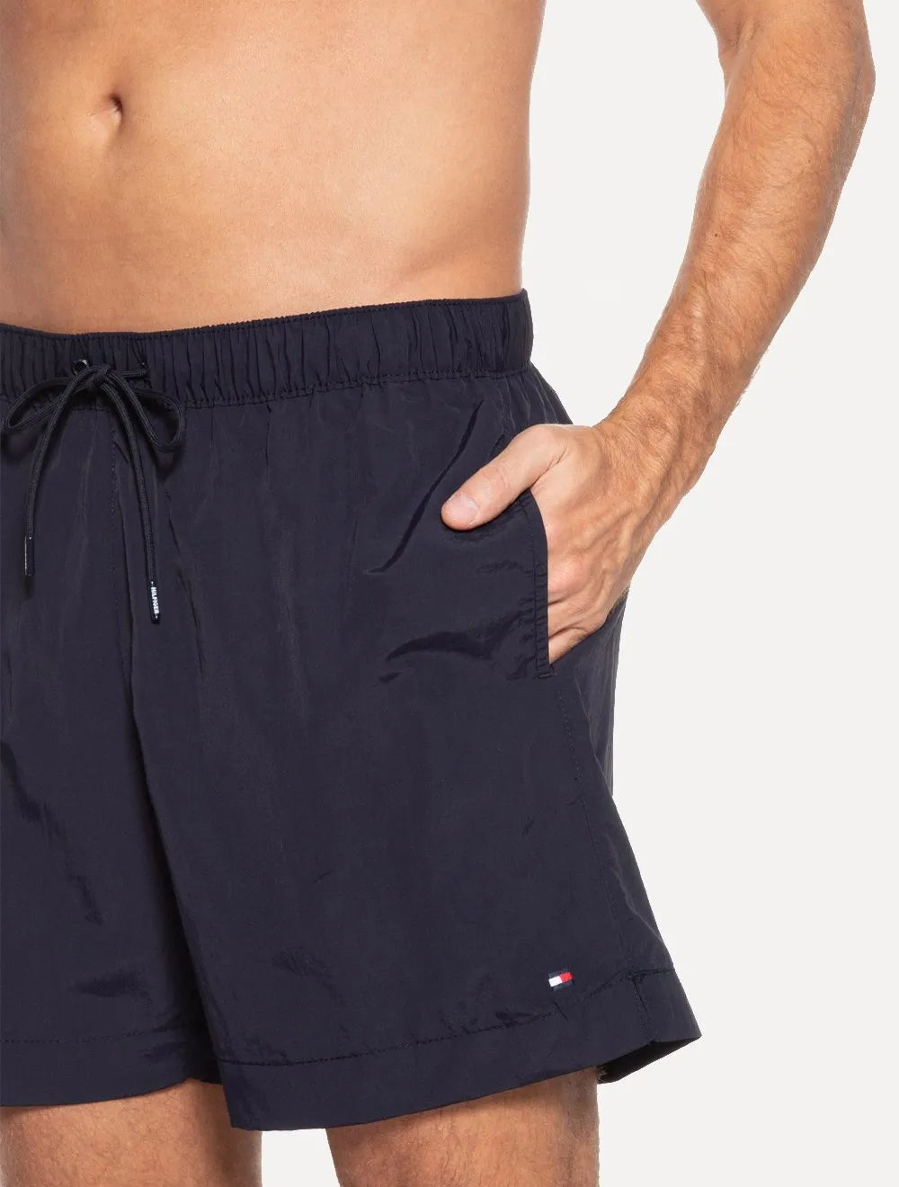 Short Tommy Hilfiger Masculino Regular Fit Long Drawstring Azul Marinho