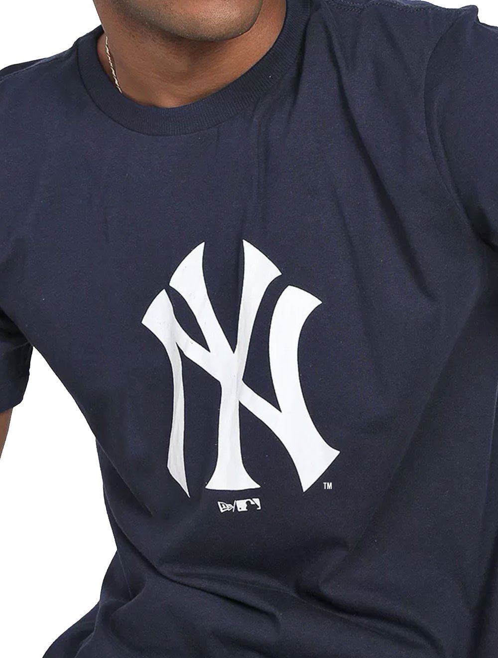 Camiseta New Era Masculina MLB New York Yankees Azul Marinho