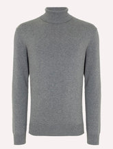 Blusa Dudalina Masculina Tricot Cacharel Cotton Cinza Mescla