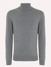 Blusa Dudalina Masculina Tricot Cacharel Cotton Cinza Mescla