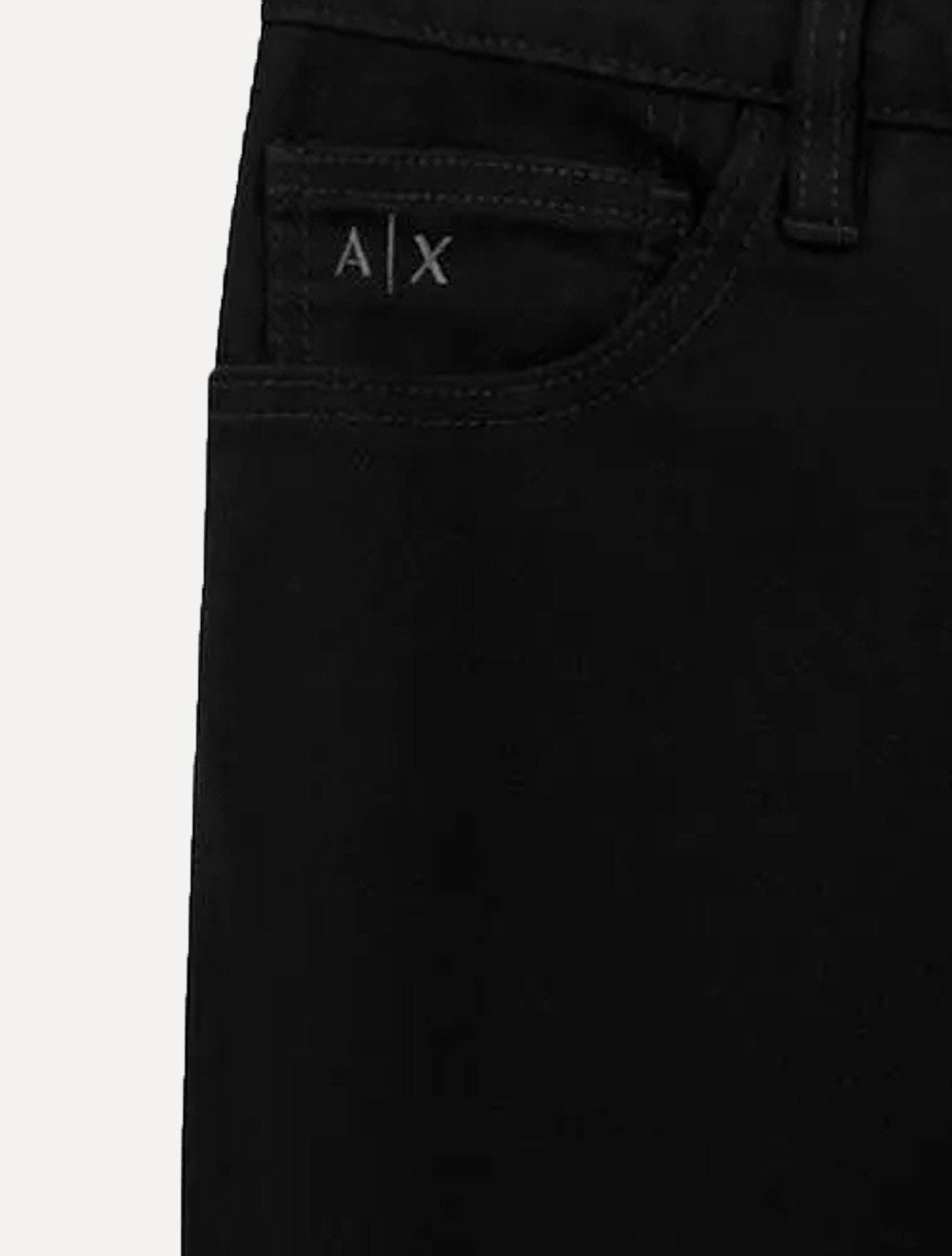 Calça Jeans Armani Exchange Masculina J14 Skinny Fit 5 Pockets Preta