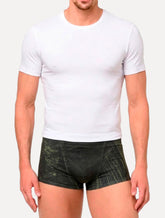 Sunga Calvin Klein Swimwear Folha Light Tag Verde Escuro