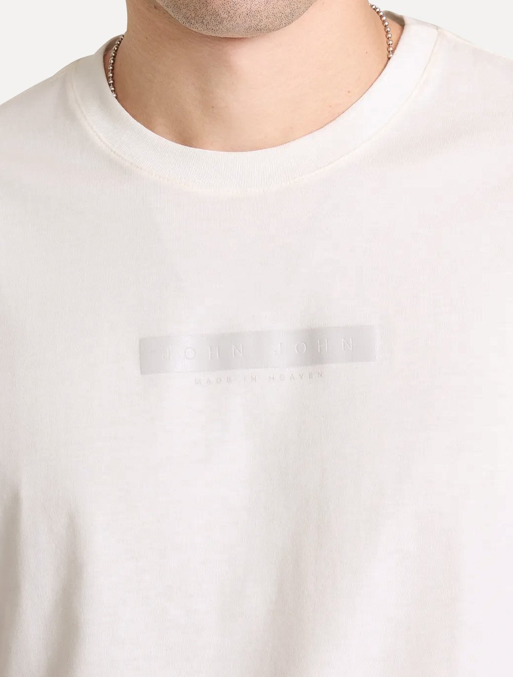 Camiseta John John Masculina Regular Technique Off White