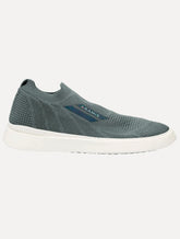 Tênis Aramis Masculino Slip On Journey K-nit Tan Grafite
