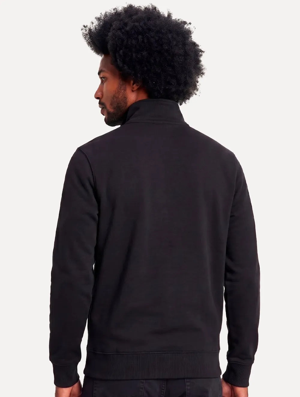 Moletom Tommy Hilfiger Masculino Essential Terry New Half Zip Preto