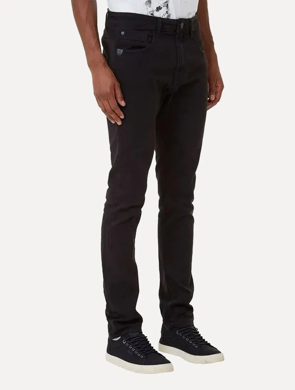 Calça John John Jeans Masculina Super Skinny Sidney Preta