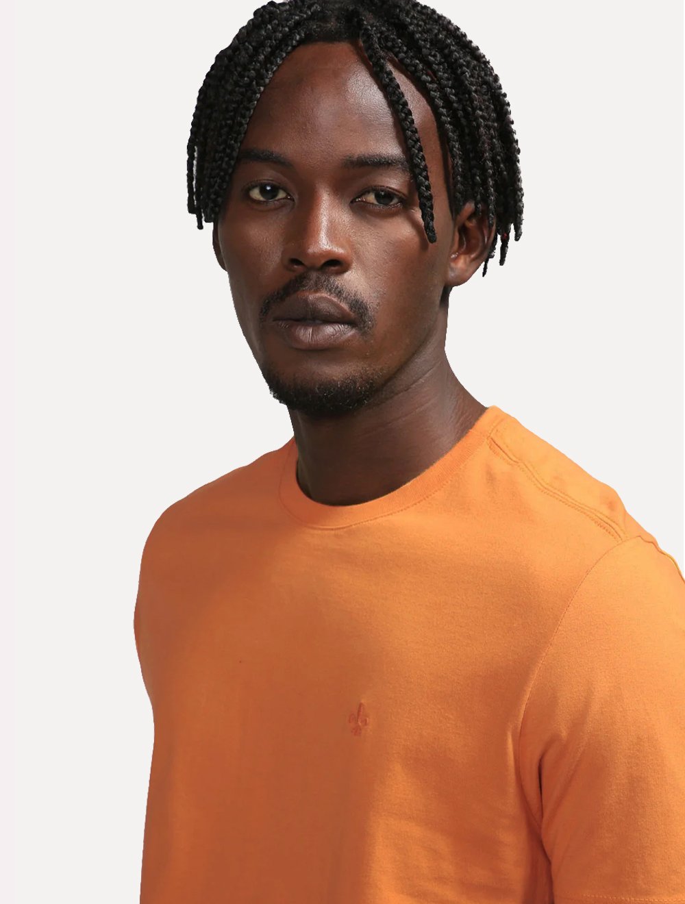 Camiseta Dudalina Masculina Ultrasoft Cotton Logo Cáqui