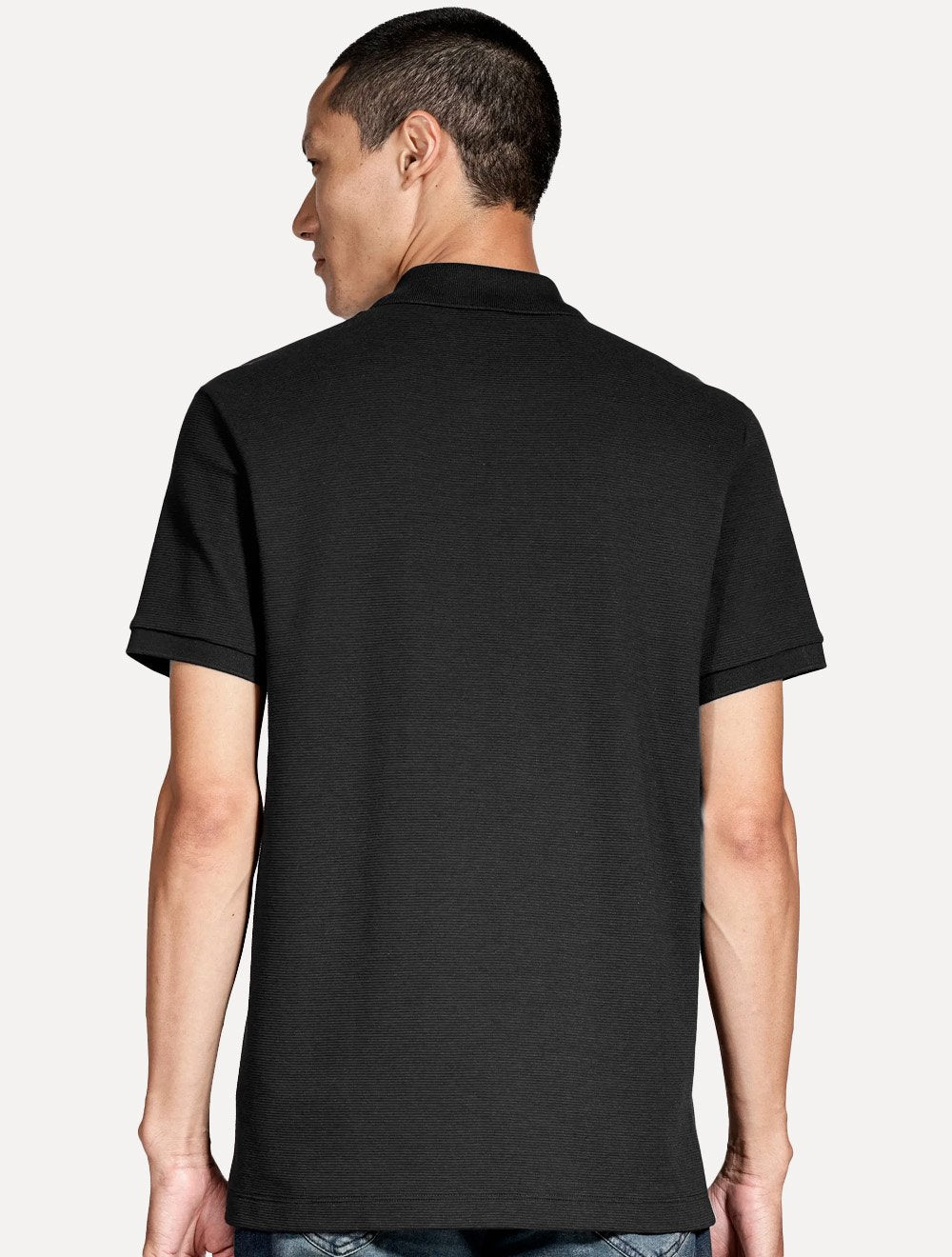 Polo Aramis Masculina Ottoman Ziper Preto