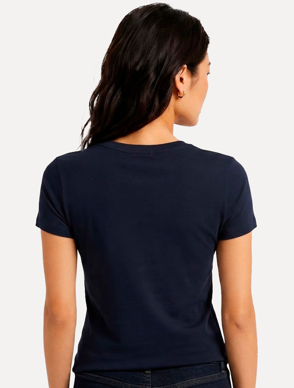 Camiseta Guess Masculina Classic Logo Embossed Azul Marinho