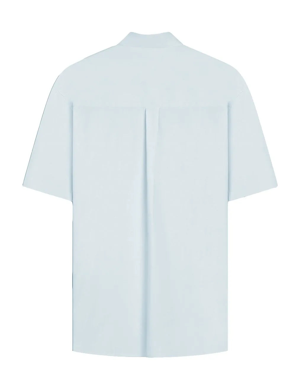 Camisa VR Masculina Casual Manga Curta Pocket Silicon Oil Azul Claro