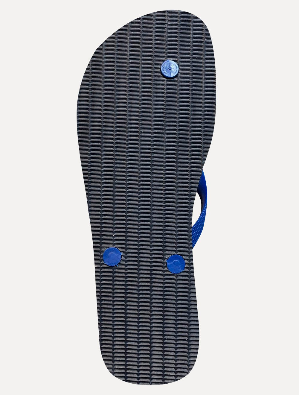 Chinelo Tommy Hilfiger Strips Rubber Beach Azul/Branco/Azul Escuro
