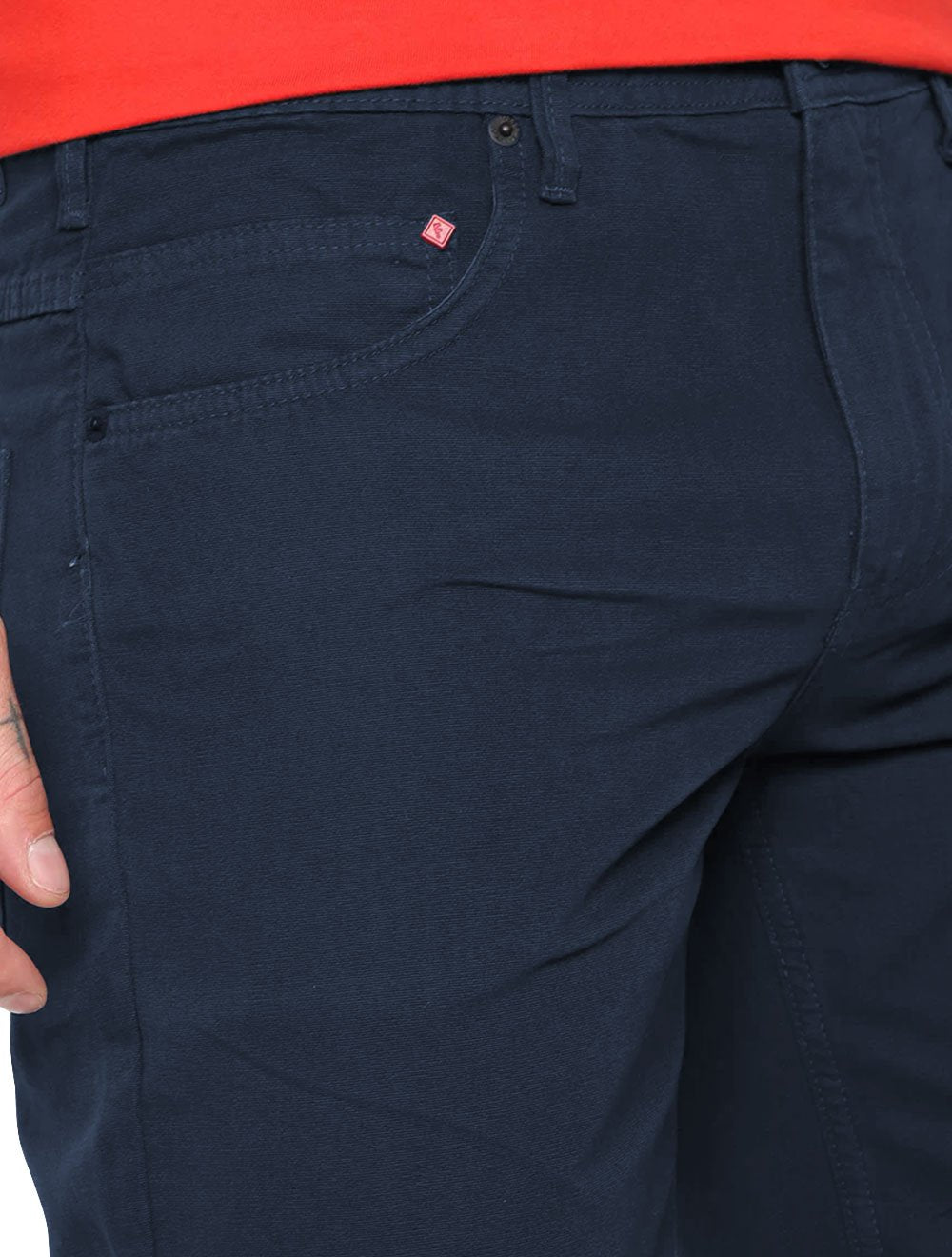 Bermuda Forum Masculina Sarja Paul Slim Tailor Azul Marinho