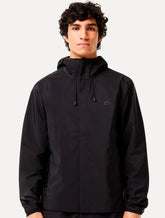 Jaqueta Lacoste Masculina Hoodie Waterproof Track Sport Preta