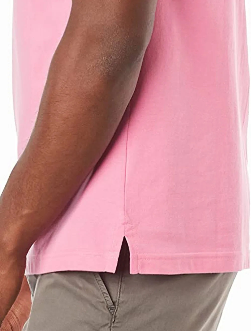 Polo Reserva Masculina Piquet Clássica Rosa Claro