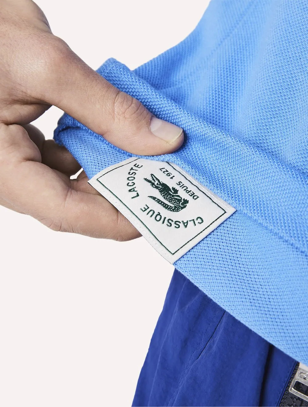 Polo Lacoste Masculina L.12.12 Azul Mar