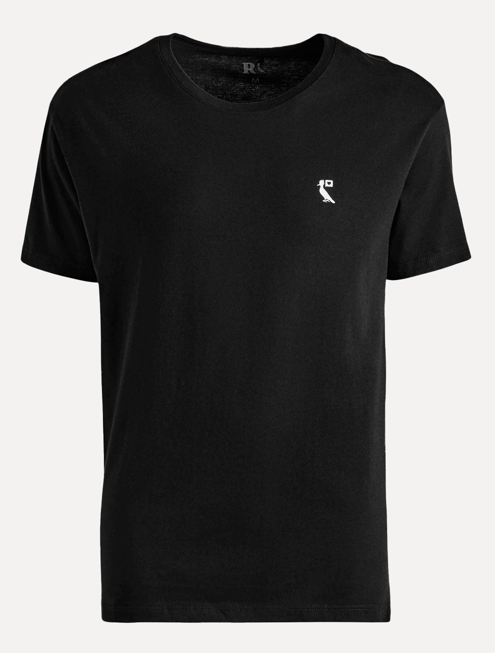 Camiseta Reserva Masculina Regular Notificação Preta