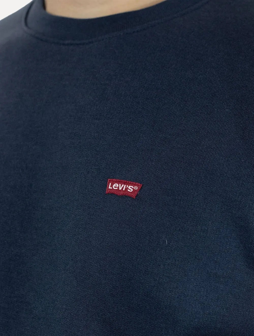 Moletom Levis Masculino Crewneck Original Batwing Azul Marinho