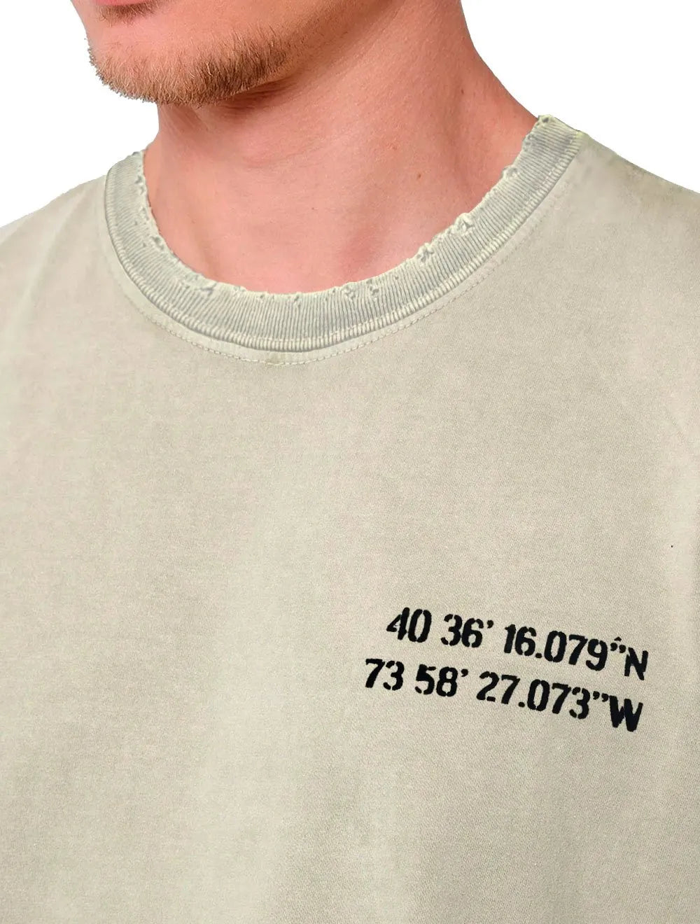 Camiseta John John Masculina Relaxed Snake Bone Cinza Claro
