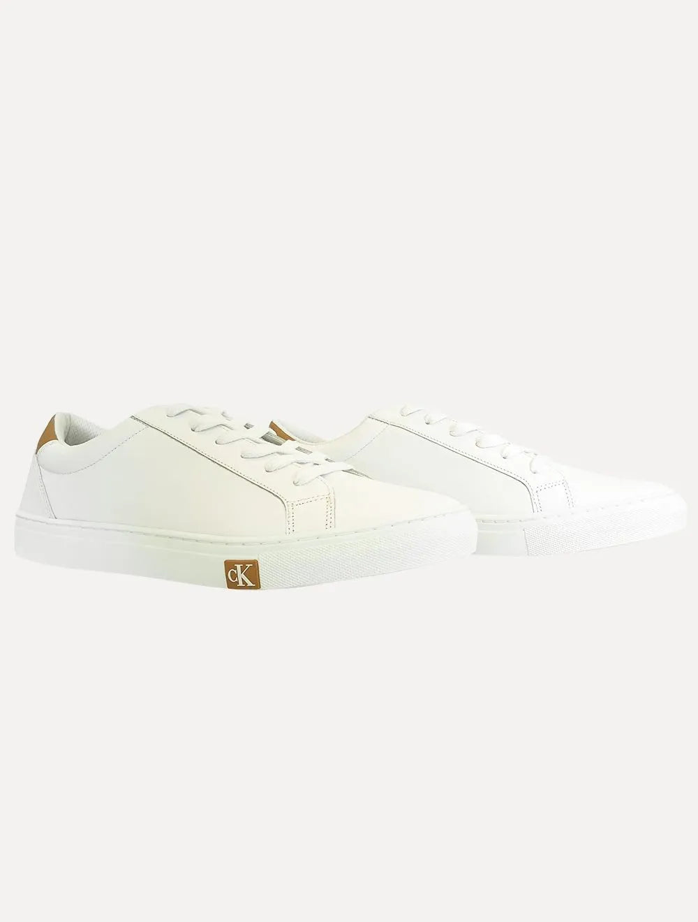 Tênis Calvin Klein Jeans Masculino Couro Project Queima Branco