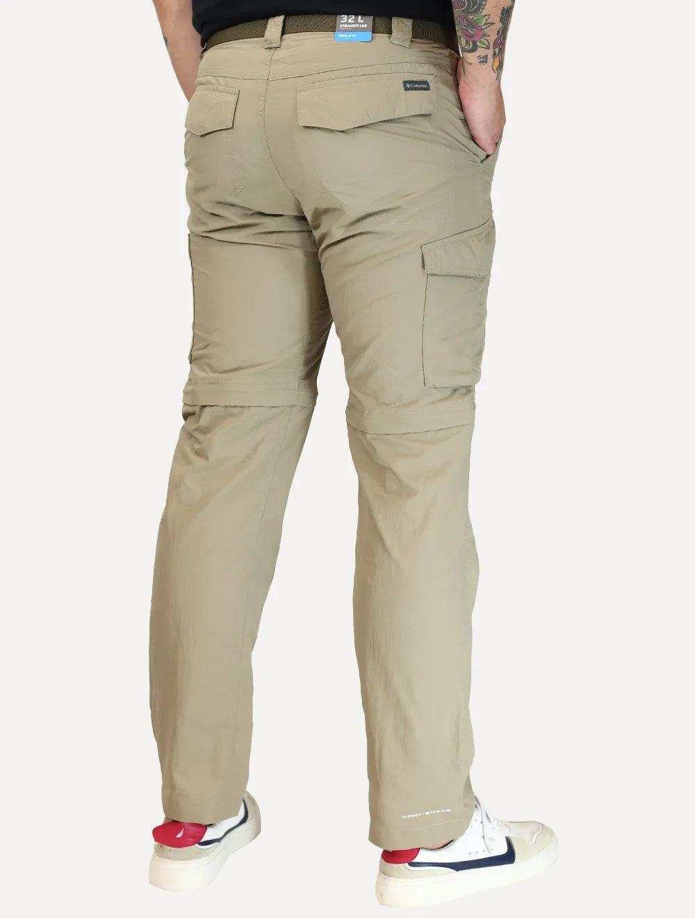 Calça Columbia Masculina Silver Ridge Convertible Tusk Areia