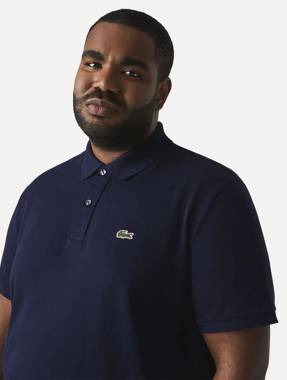 Polo Lacoste Masculina Slim Fit Classic Azul Marinho
