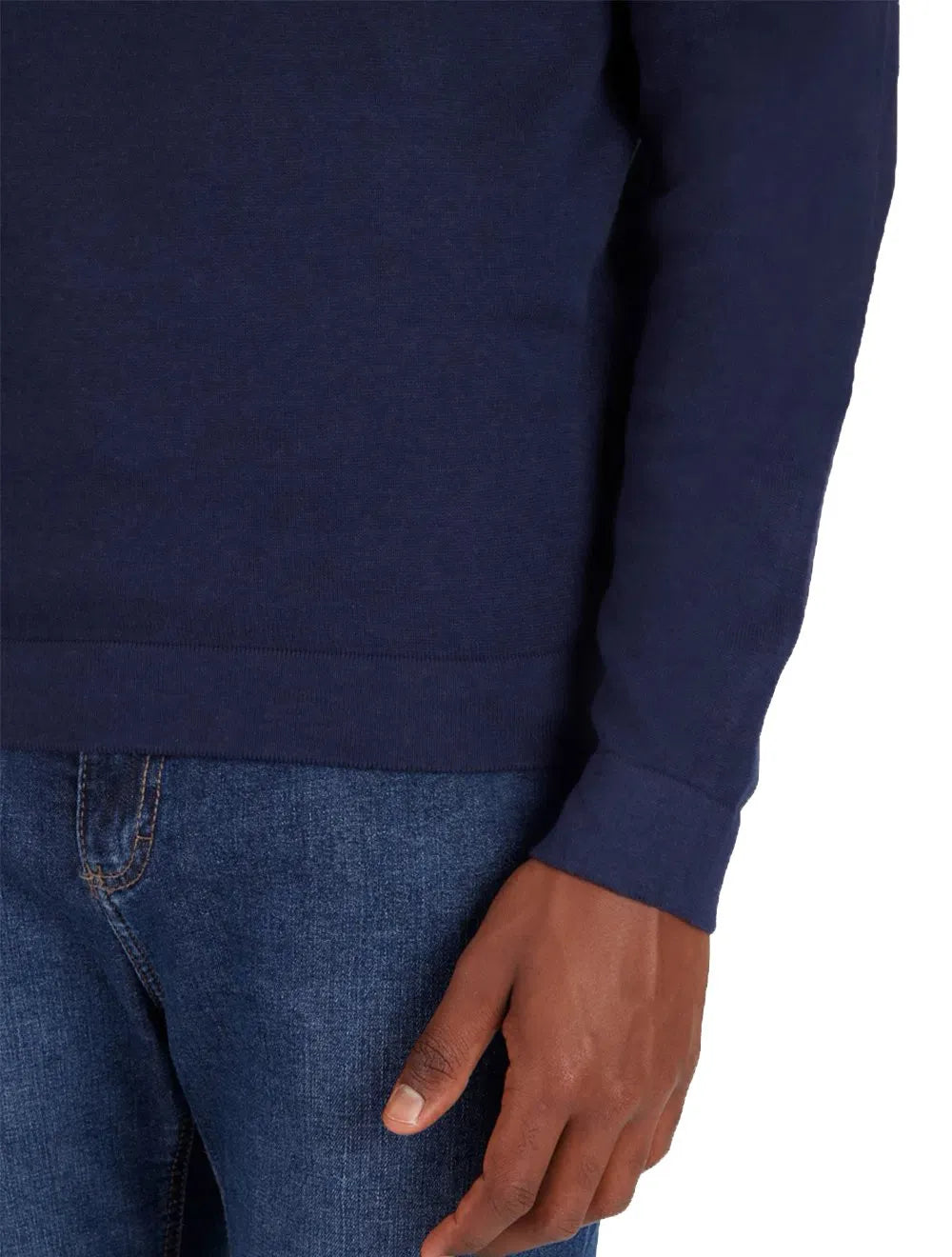 Suéter Aramis Masculino Tricot V-Neck Azul Marinho