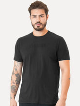 Camiseta Guess Masculina Logo Bordado Preta