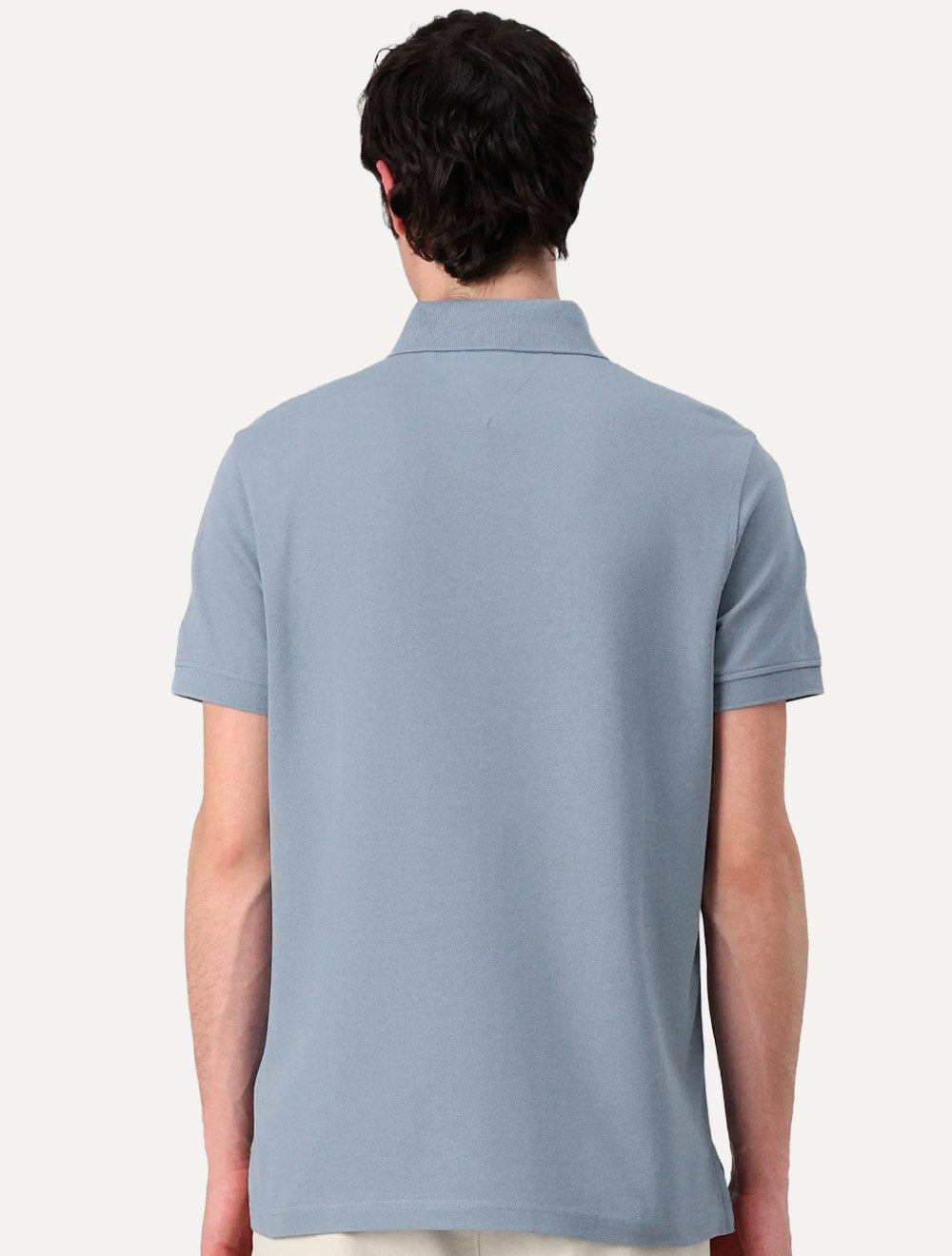 Polo Tommy Hilfiger Masculina Regular Piquet 1985 Azul Eclesiástico