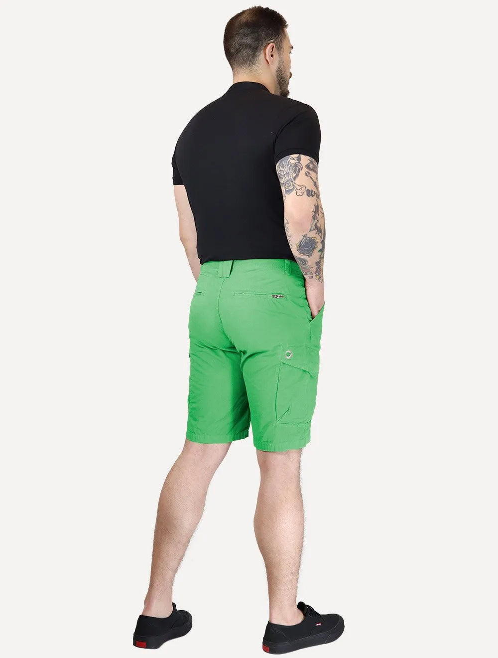 Bermuda Osklen Masculina Cargo Casual Nova Crystal Verde Claro