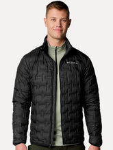 Jaqueta Columbia Masculina Delta Ridge II Down Sem Capuz Preta