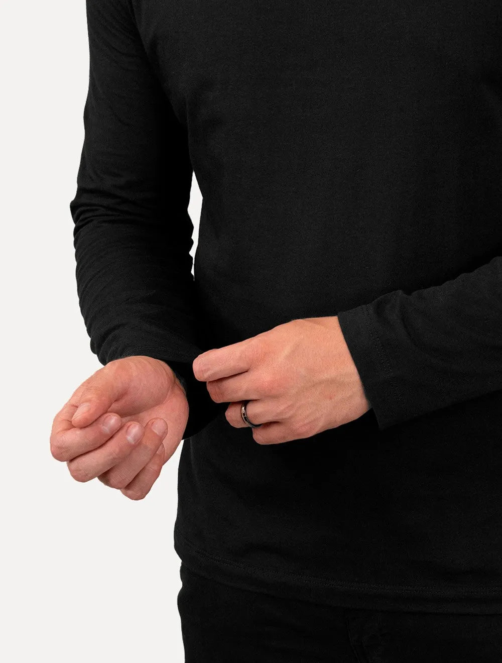 Camiseta Calvin Klein Masculina Meia Malha CK Preta