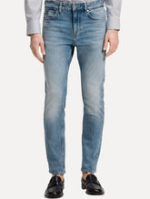 Calça Guess Jeans Masculina Slim Straight Del Mar Azul Médio