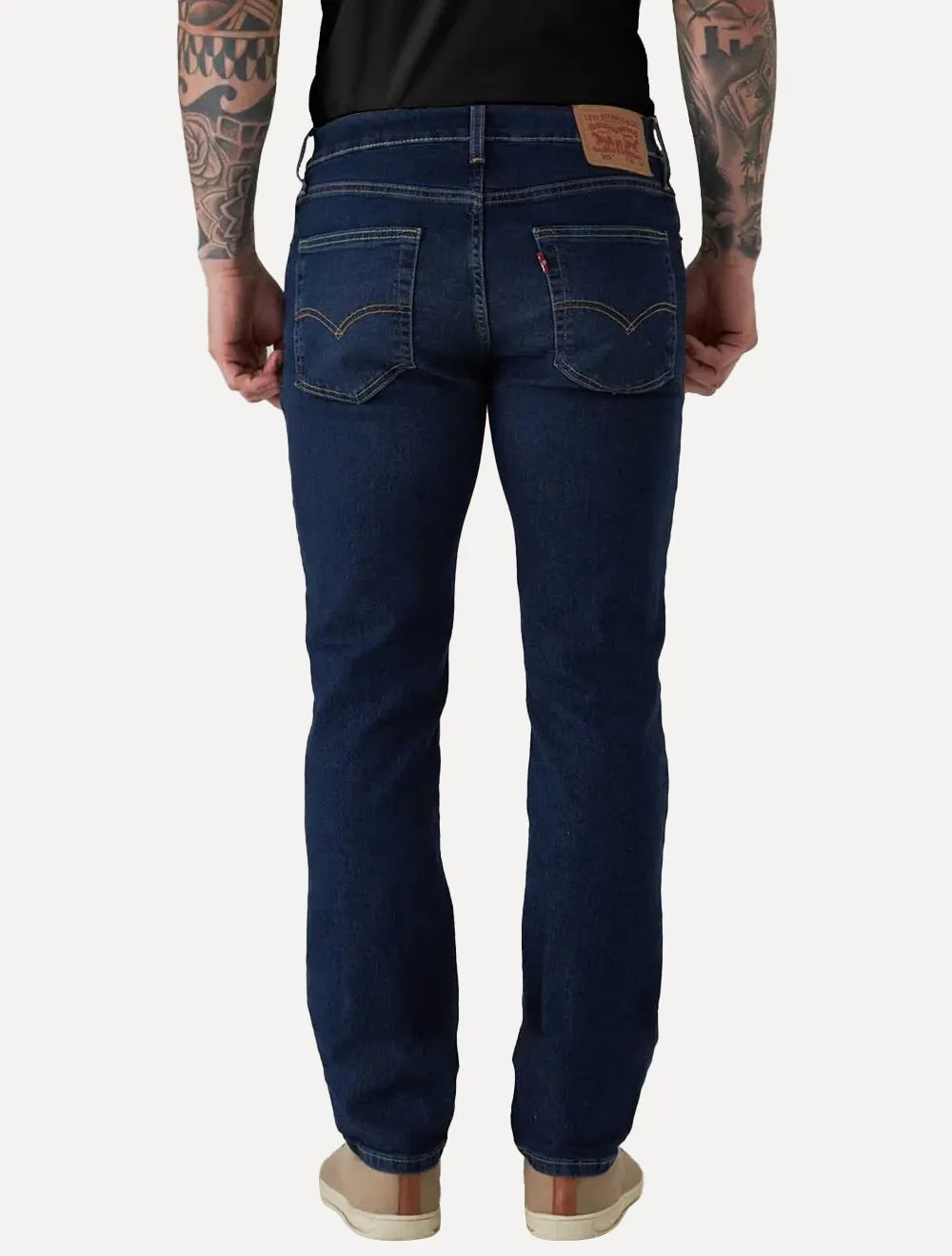 Calça Levis Jeans Masculina 514 Straight Azul Escuro