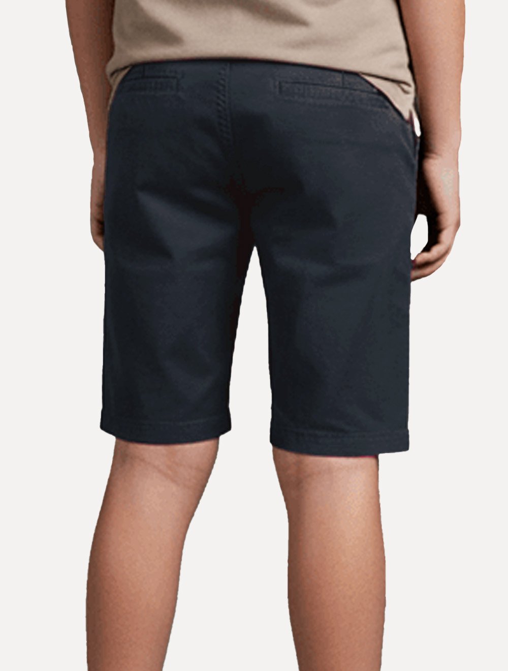 Bermuda Calvin Klein Infantil Slim Color Chino Azul Marinho