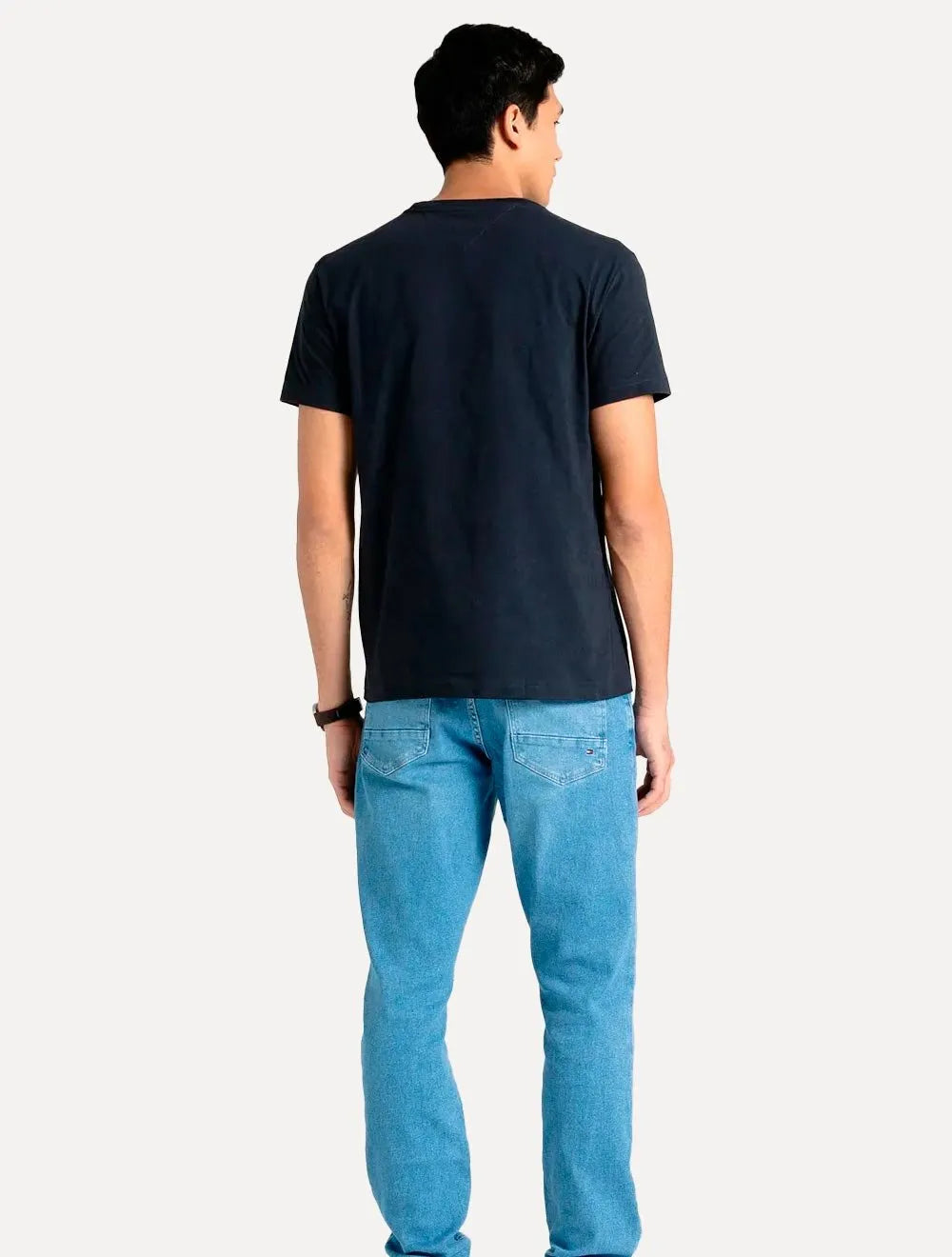 Camiseta Tommy Jeans Masculina Regular Pocket Azul Marinho