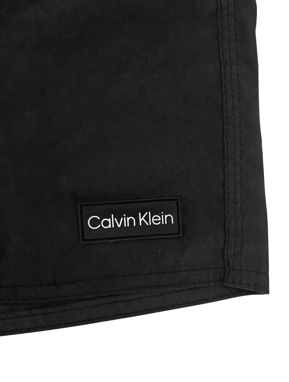 Bermuda Calvin Klein Swimwear D'Água Cupro Tag Chumbo