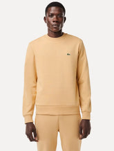 Moletom Lacoste Masculino Crewneck Classic Croco Caqui